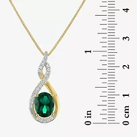 Gemstone 14K Gold Over Silver 2-pc. Oval Jewelry Set