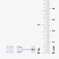 "Mom" Womens Lab Created Opal Sterling Silver Heart 2-pc. Jewelry Set