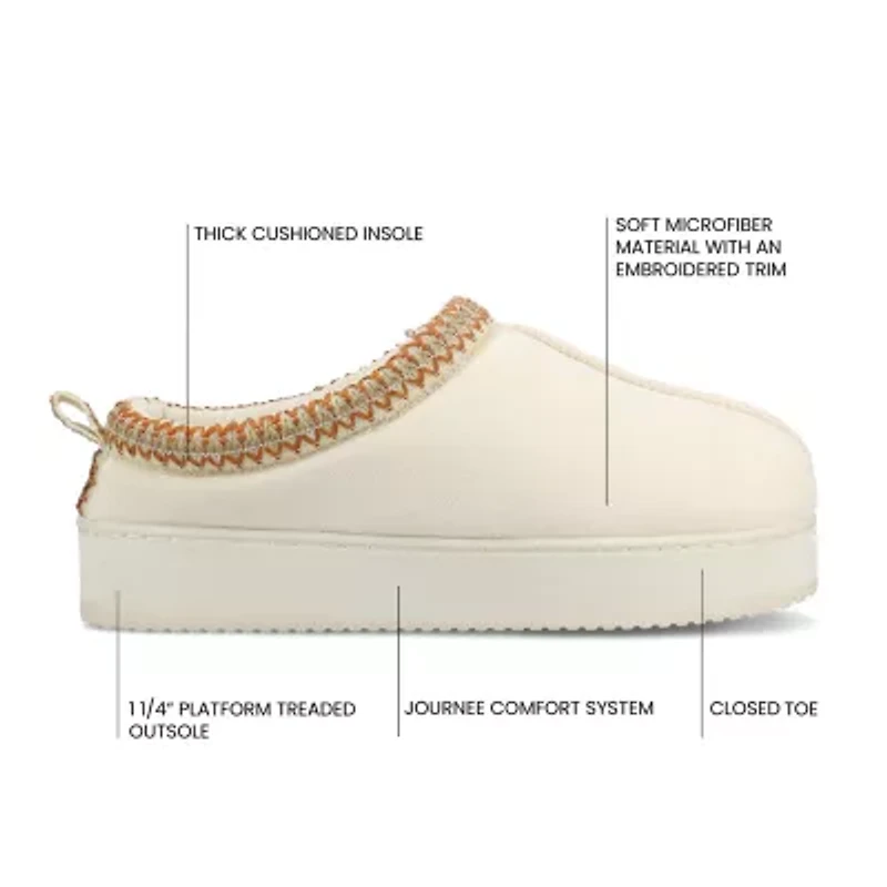 Journee Collection Connway Womens Round Closed Toe Slip-On Shoe