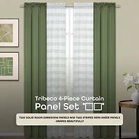 Achim Rod Pocket Room Darkening Set of 4 Curtain Panel