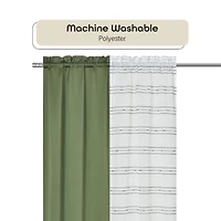 Achim Rod Pocket Room Darkening Set of 4 Curtain Panel