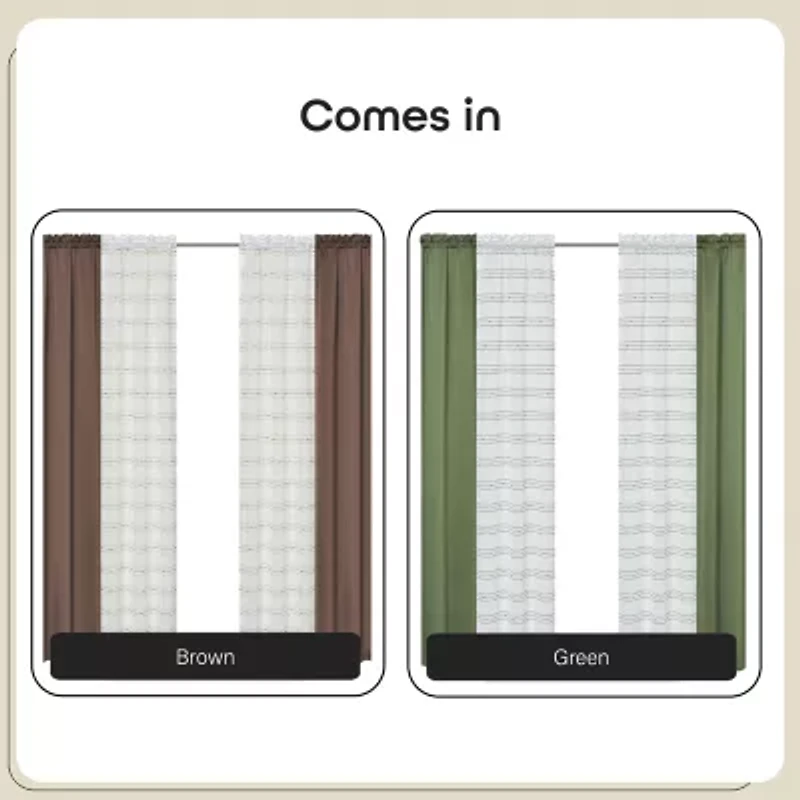 Achim Rod Pocket Room Darkening Set of 4 Curtain Panel