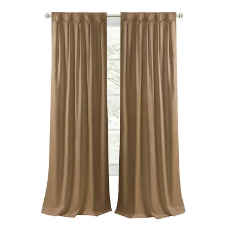 Achim Back Tab Blackout Single Curtain Panel