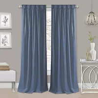Achim Back Tab Blackout Single Curtain Panel