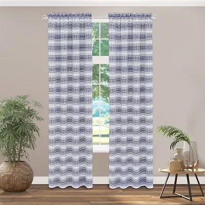 Achim Rod Pocket Light-Filtering Single Curtain Panel