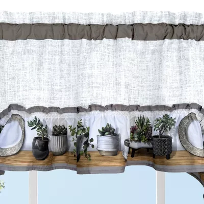 Achim 3-pc. Rod Pocket Kitchen Curtains & Drapes Window Set