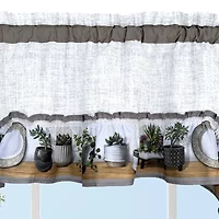 Achim 3-pc. Rod Pocket Kitchen Curtains & Drapes Window Set