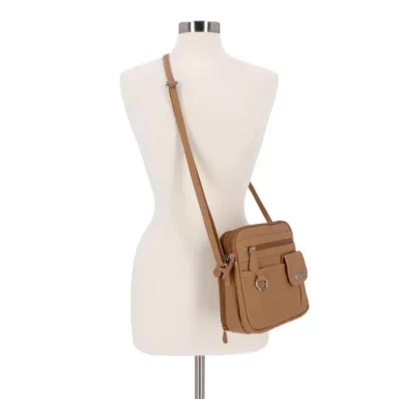 Multi Sac North South Zip Around Crossbody Bag