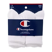 Champion Big Kid Boys 6 Pair Crew Socks