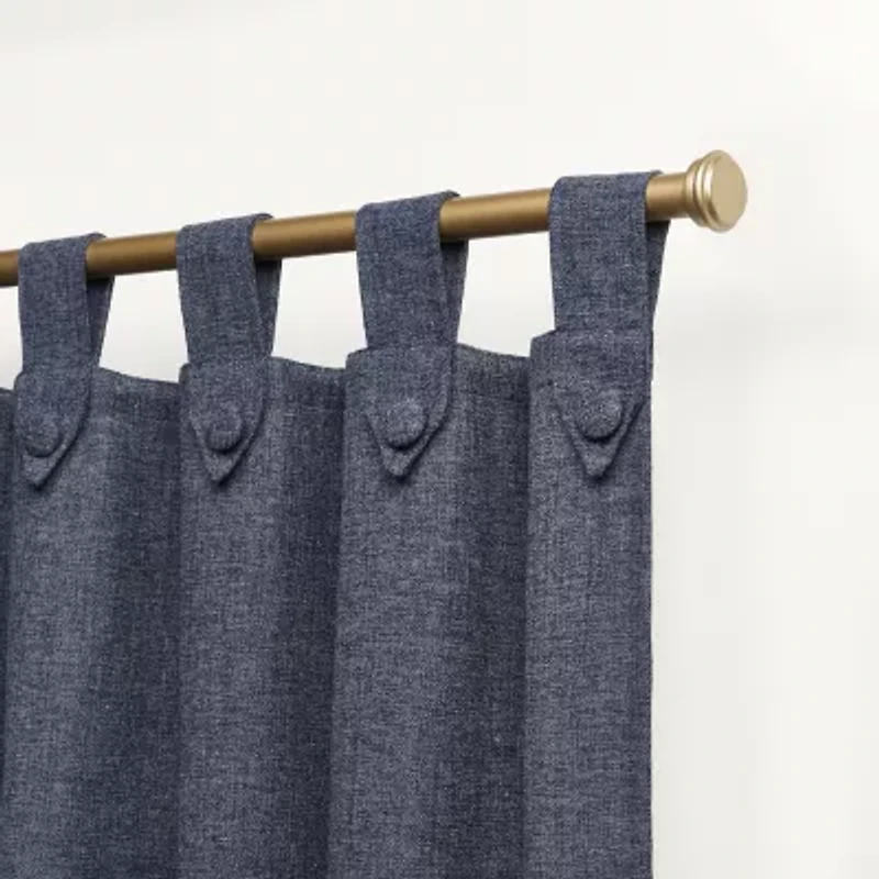 Nicole Miller Peterson Tab Top Light-Filtering Set of 2 Curtain Panel