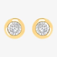1/10 CT. T.W. Lab Grown Diamond Sterling Silver 5.9mm Round Stud Earrings