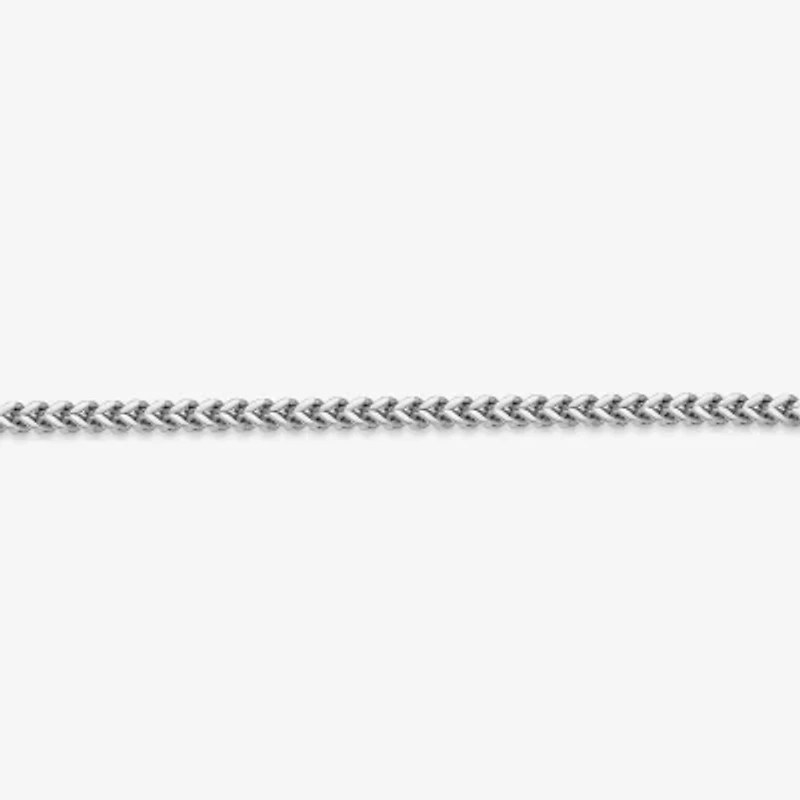 Stainless Steel Solid Wheat Chain Necklace