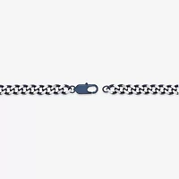 Mens Stainless Steel 24 Inch Curb Chain Necklace