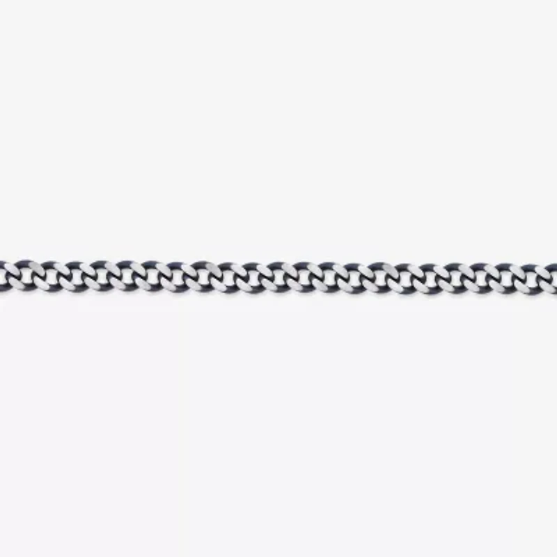 Mens Stainless Steel 24 Inch Curb Chain Necklace
