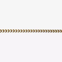 Mens Stainless Steel Inch Wheat Chain Necklace