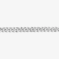 Mens Stainless Steel 22" 11mm Beveled Curb Chain