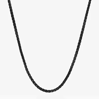 Mens Stainless Steel 3mm Wheat Chain