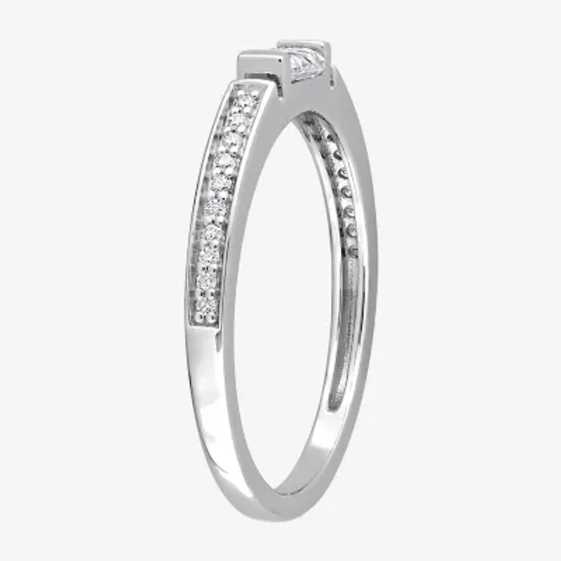 Womens / CT. T.W. Lab Created White Moissanite Sterling Silver Wedding Band