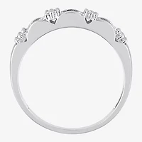 Womens / CT. T.W. Lab Created White Moissanite Sterling Silver Wedding Band