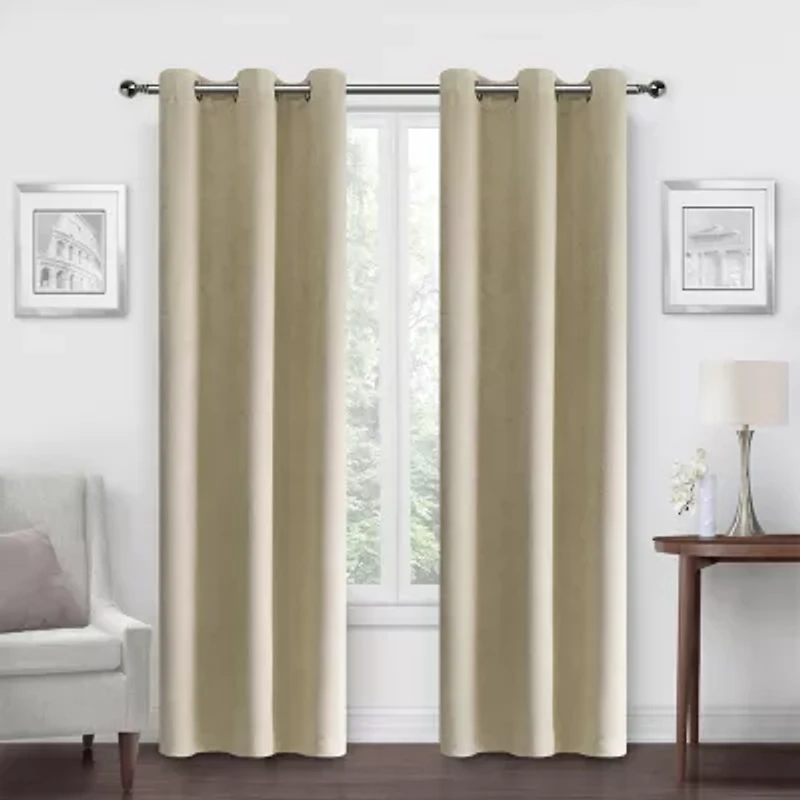 Regal Home Prelude Grommet Top Energy Saving Blackout Set of 2 Curtain Panel