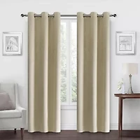 Regal Home Prelude Grommet Top Energy Saving Blackout Set of 2 Curtain Panel