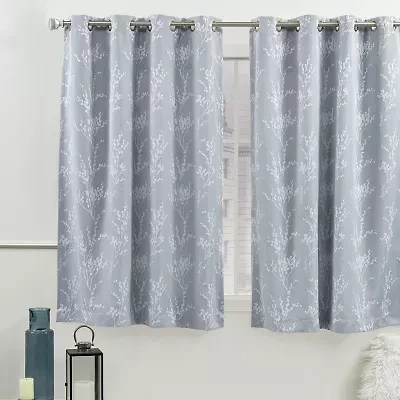 Nicole Miller Turion Grommet Top Light-Filtering Set of 2 Curtain Panel