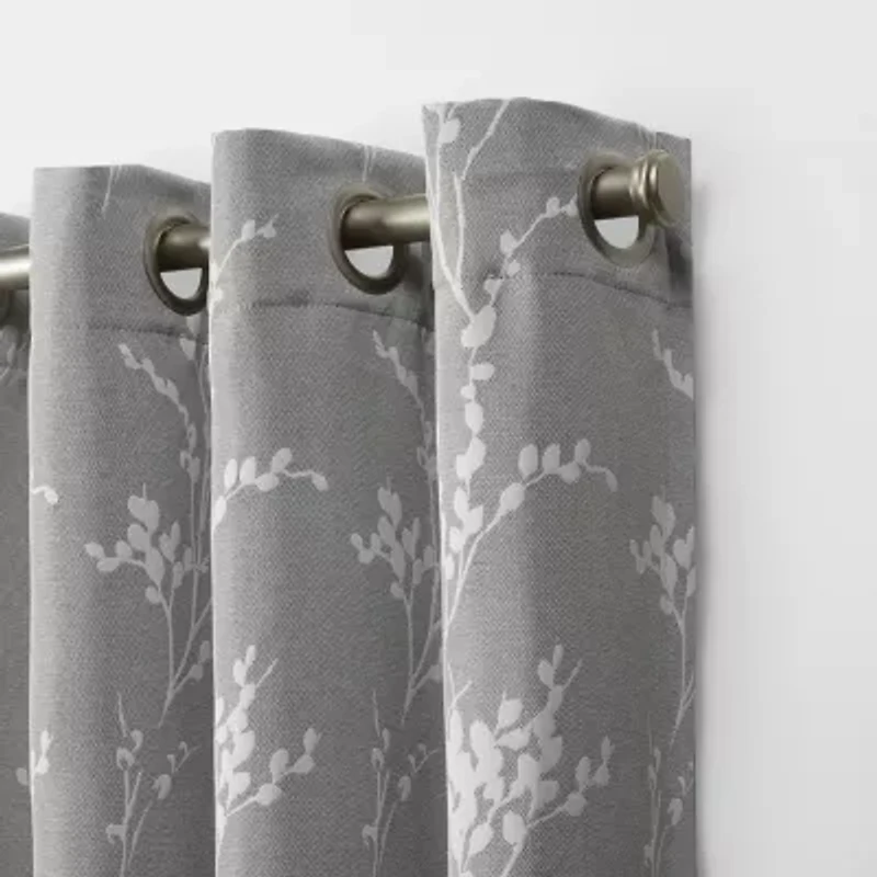 Nicole Miller Turion Grommet Top Light-Filtering Set of 2 Curtain Panel