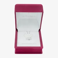 Sparkle Allure Polished Womens Pure Silver Over Brass Butterfly Delicate Band