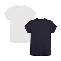 IZOD Little & Big Kid Girls Short Sleeve Regular Fit 2-pc. Polo Shirt