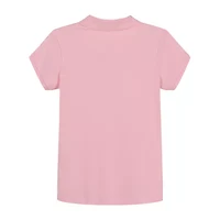 IZOD Little & Big Kid Girls Short Sleeve Regular Fit Polo Shirt