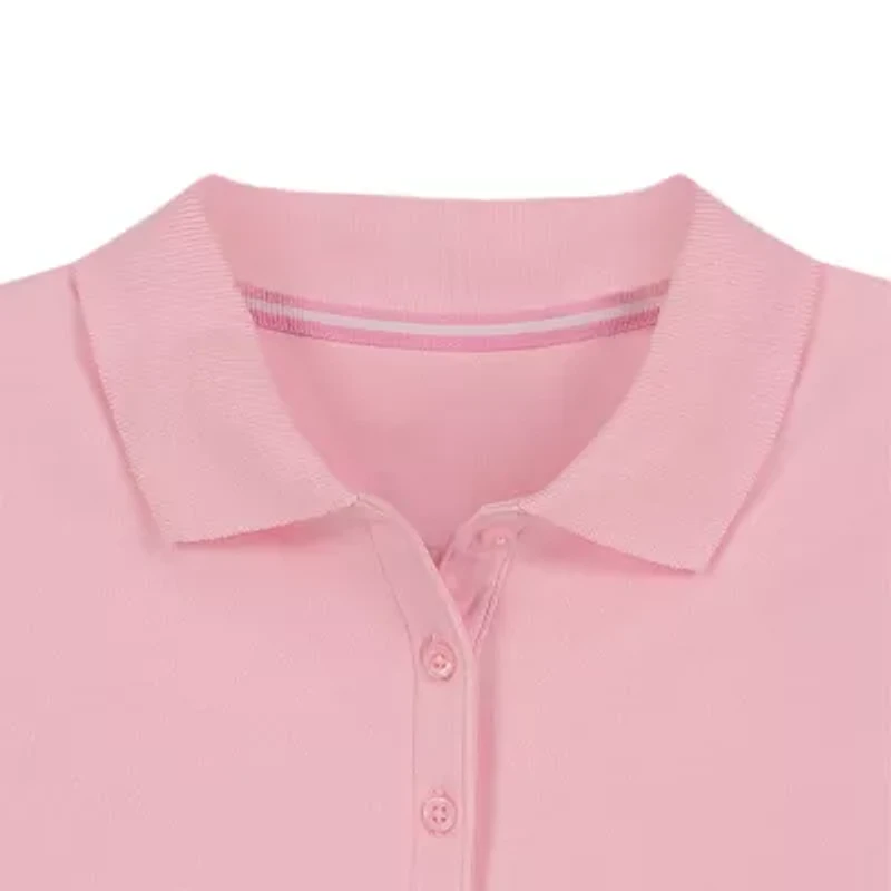 IZOD Little & Big Kid Girls Short Sleeve Regular Fit Polo Shirt