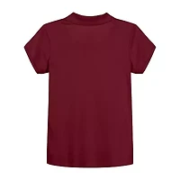 IZOD Little & Big Kid Girls Short Sleeve Regular Fit Polo Shirt