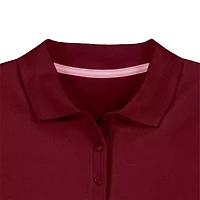 IZOD Little & Big Kid Girls Short Sleeve Regular Fit Polo Shirt