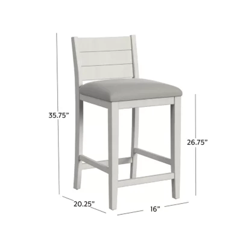 Fowler Counter Height Upholstered Bar Stool