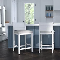 Fowler Counter Height Upholstered Bar Stool