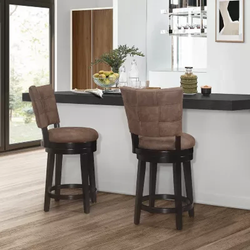 Kaede Counter Height Swivel Bar Stool