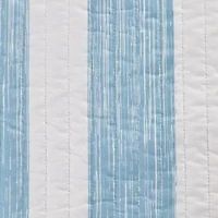 Linery Stripes Anchors Reversible Quilt Set