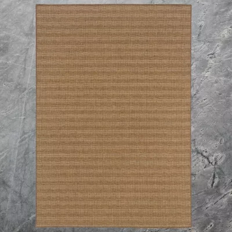 Covington Home Kehlani Tonal Stripe Indoor Outdoor Rectangular Accent Rug