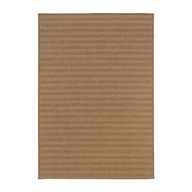 Covington Home Kehlani Tonal Stripe Indoor Outdoor Rectangular Accent Rug