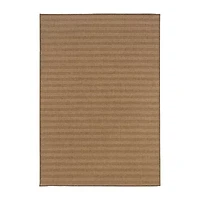 Covington Home Kehlani Tonal Stripe Indoor Outdoor Rectangular Accent Rug