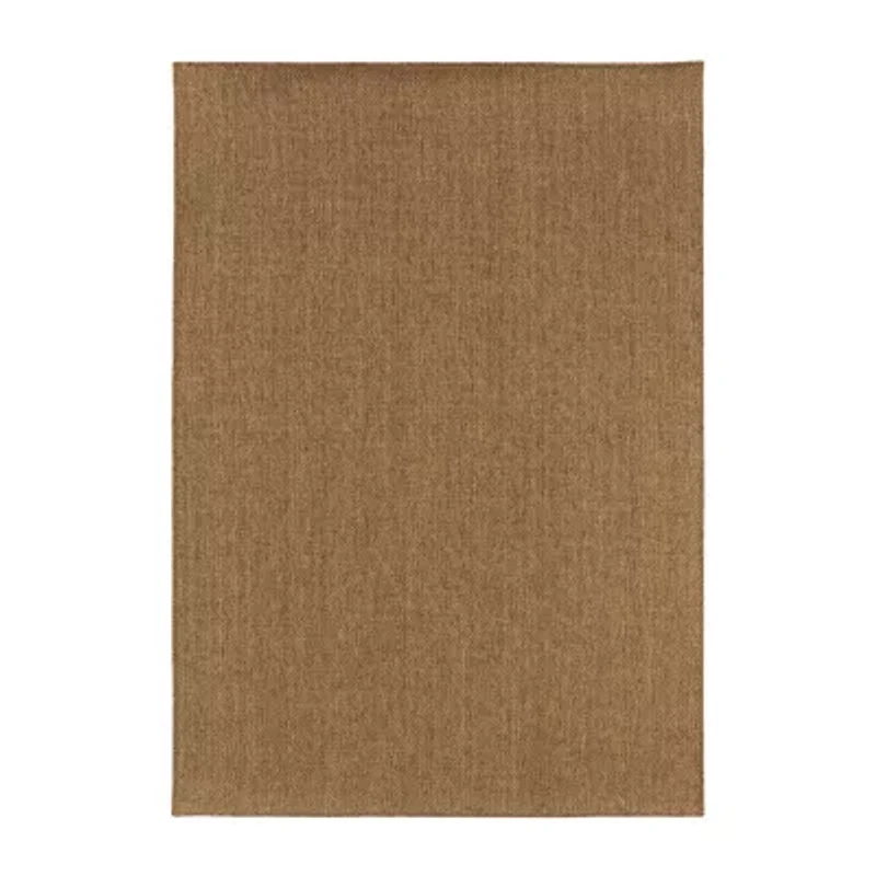 Covington Home Kehlani Basket Weave Indoor Outdoor Rectangular Accent Rug