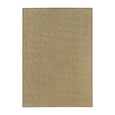 Covington Home Kehlani Flat Woven Solid Indoor Outdoor Rectangular Accent Rug