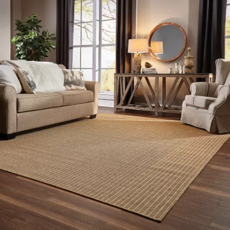 Covington Home Kehlani Vertical Stripe Indoor Outdoor Rectangular Accent Rug