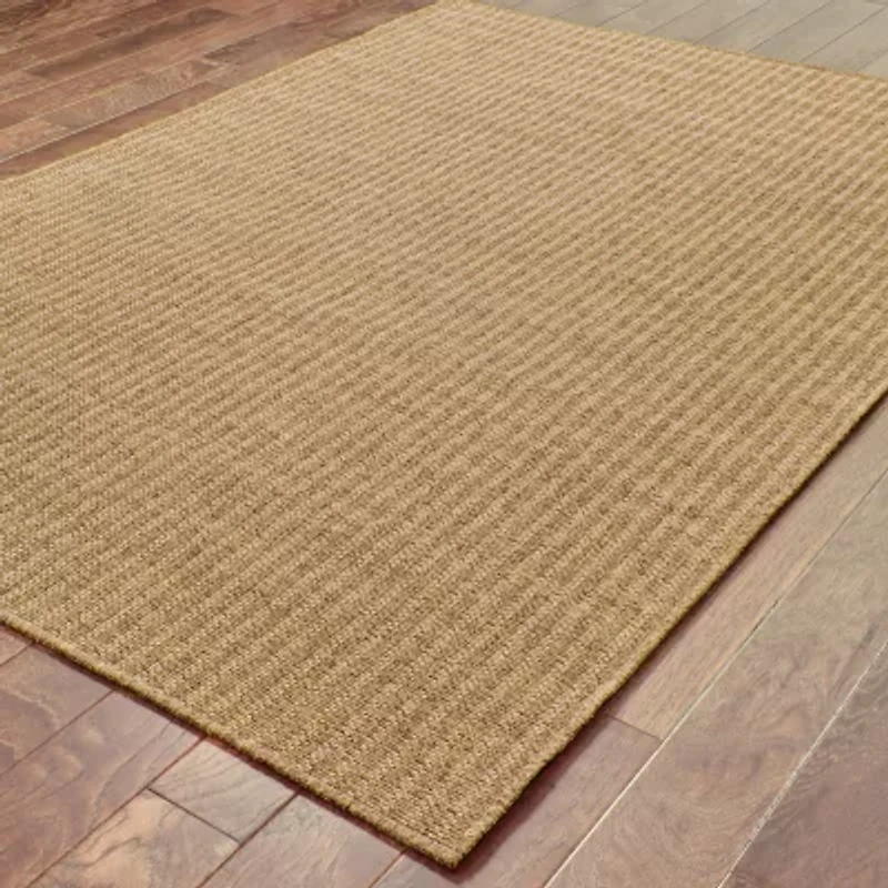 Covington Home Kehlani Vertical Stripe Indoor Outdoor Rectangular Accent Rug