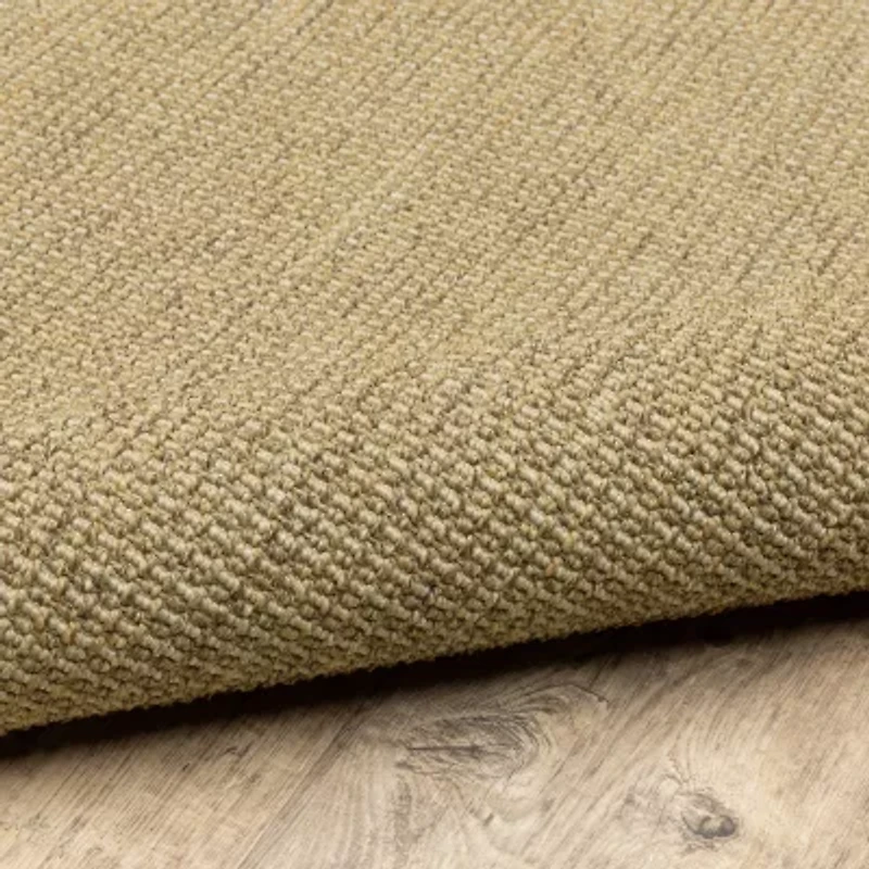 Covington Home Kehlani Flat Woven Solid 7'10"X7'10" Indoor Outdoor Round Area Rug