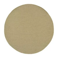 Covington Home Kehlani Flat Weave 7'10"X7'10" Indoor Outdoor Round Area Rug