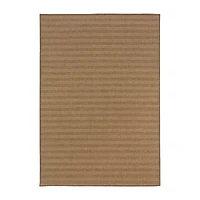 Covington Home Kehlani Tonal Stripe Indoor Outdoor Rectangular Area Rug