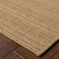Covington Home Kehlani Tonal Stripe Indoor Outdoor Rectangular Area Rug