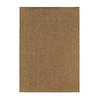Covington Home Kehlani Basket Weave Indoor Outdoor Rectangular Area Rug