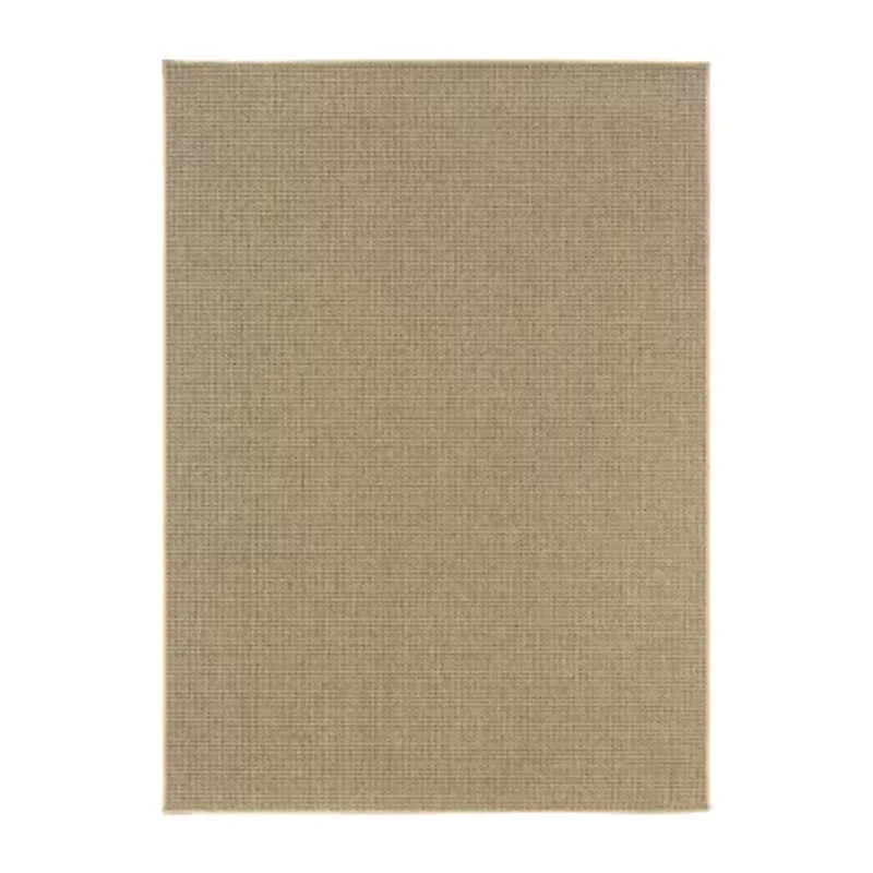 Covington Home Kehlani Flat Woven Solid Indoor Outdoor Rectangular Area Rug